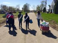 Walking door to door sharing donations was a great experience. We love Fairdale, Illinois.
