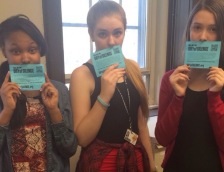 ChiArts High School of Performing Arts participating in #DayOfSilence.
