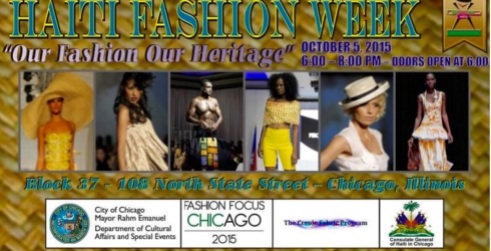Honored to walk in the Haiti Fashion Week 2015 Preview at Fashion Focus CHICago!